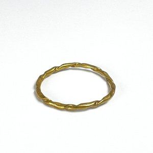 VERAMEAT Screw Ring in Gold Brass- size 5
